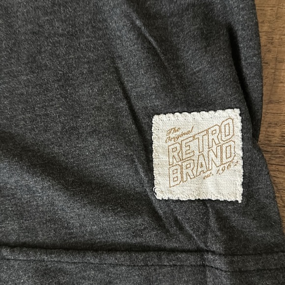 Perdue Boilermakers The Original Retro Brand super soft heather grey/blk T-shirt - Picture 3 of 7